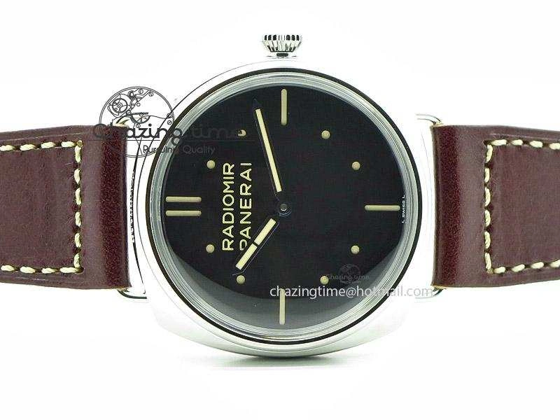 QuickDry PAM449 O SF Batton Dial on Thick Deep Brown Leather Strap P.3000 Super Clone 8608