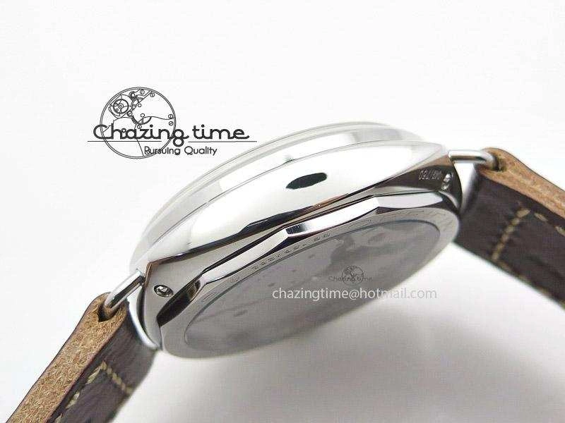 QuickDry PAM449 O SF Batton Dial on Thick Deep Brown Leather Strap P.3000 Super Clone 8608
