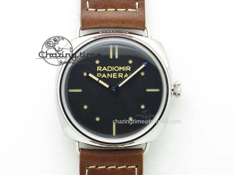 Lightweight PAM449 O ZF 1:1 Best Edition On Thick Brown Leather Strap P.3000 Super Clone V 8563