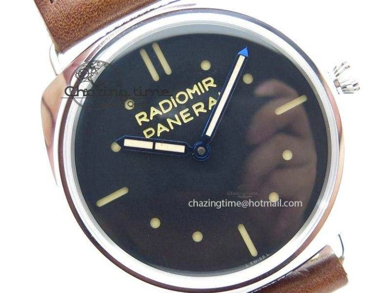 Lightweight PAM449 O ZF 1:1 Best Edition On Thick Brown Leather Strap P.3000 Super Clone V 8563