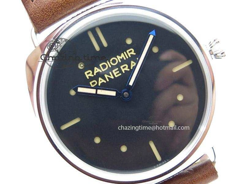 Lightweight PAM449 O ZF 1:1 Best Edition On Thick Brown Leather Strap P.3000 Super Clone V 8563