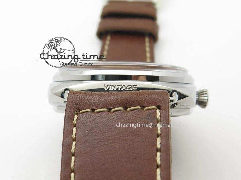 Lightweight PAM449 O ZF 1:1 Best Edition On Thick Brown Leather Strap P.3000 Super Clone V 8563