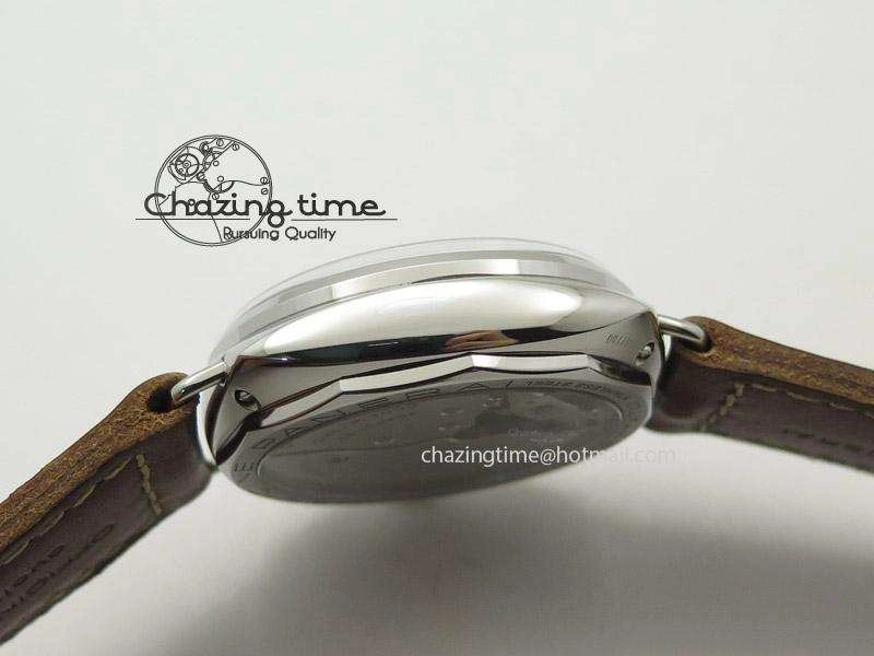 Lightweight PAM449 O ZF 1:1 Best Edition On Thick Brown Leather Strap P.3000 Super Clone V 8563