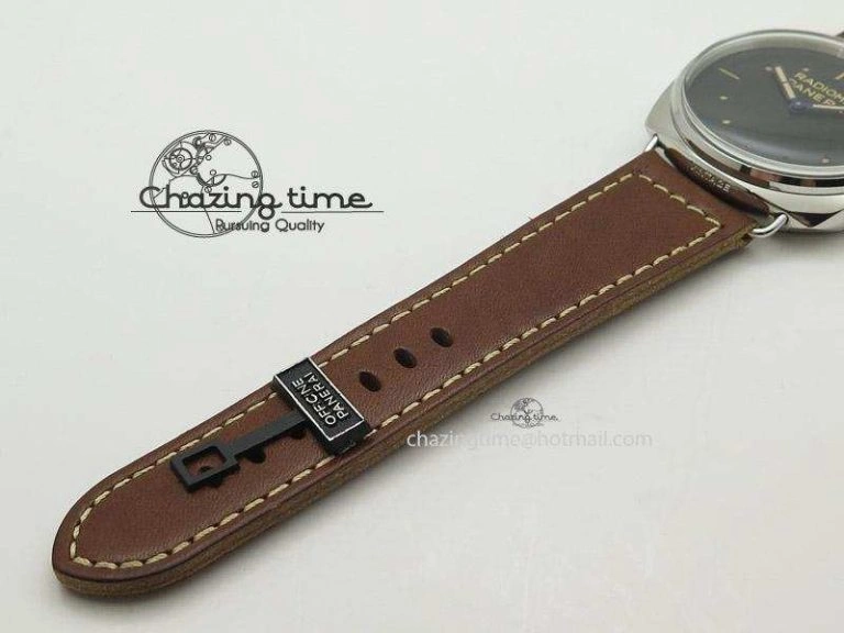 Lightweight PAM449 O ZF 1:1 Best Edition On Thick Brown Leather Strap P.3000 Super Clone V 8563