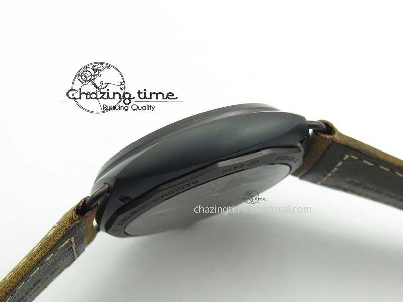 PAM504 O Radiomir Composite ZF 1:1 Best Edition On Brown Asso Strap P.3000 Super Clone Seasonal 8503