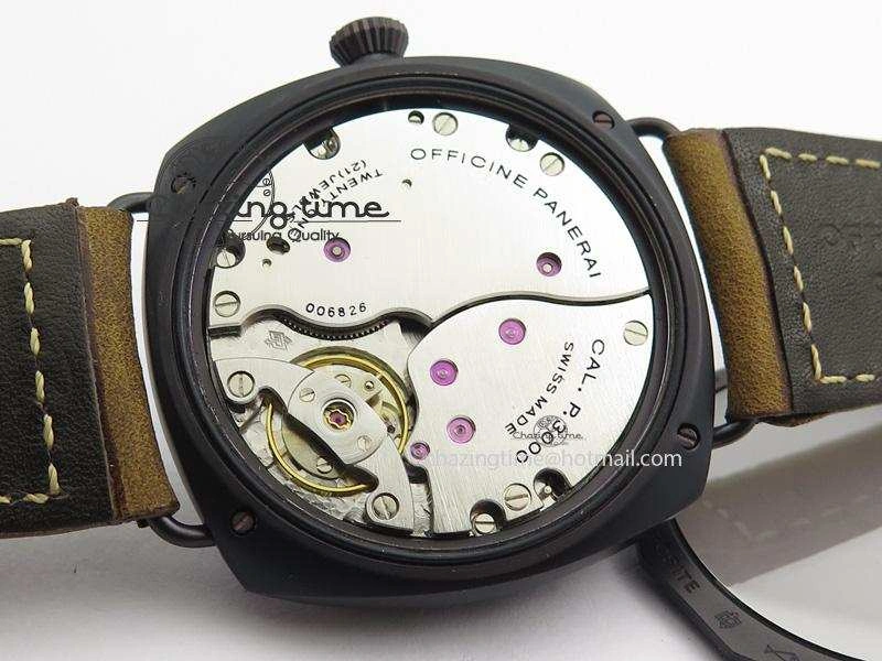 PAM504 O Radiomir Composite ZF 1:1 Best Edition On Brown Asso Strap P.3000 Super Clone Seasonal 8503
