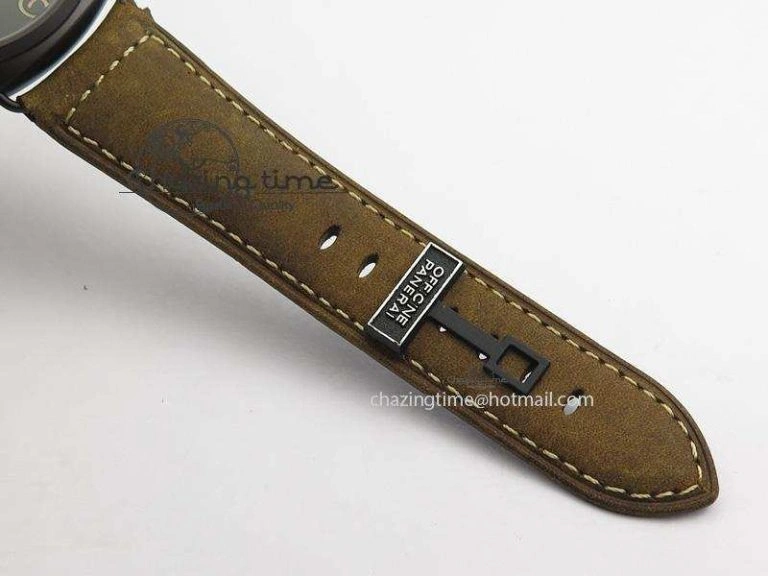 PAM504 O Radiomir Composite ZF 1:1 Best Edition On Brown Asso Strap P.3000 Super Clone Seasonal 8503