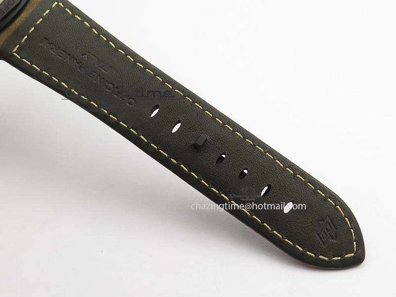 PAM504 O Radiomir Composite ZF 1:1 Best Edition On Brown Asso Strap P.3000 Super Clone Seasonal 8503