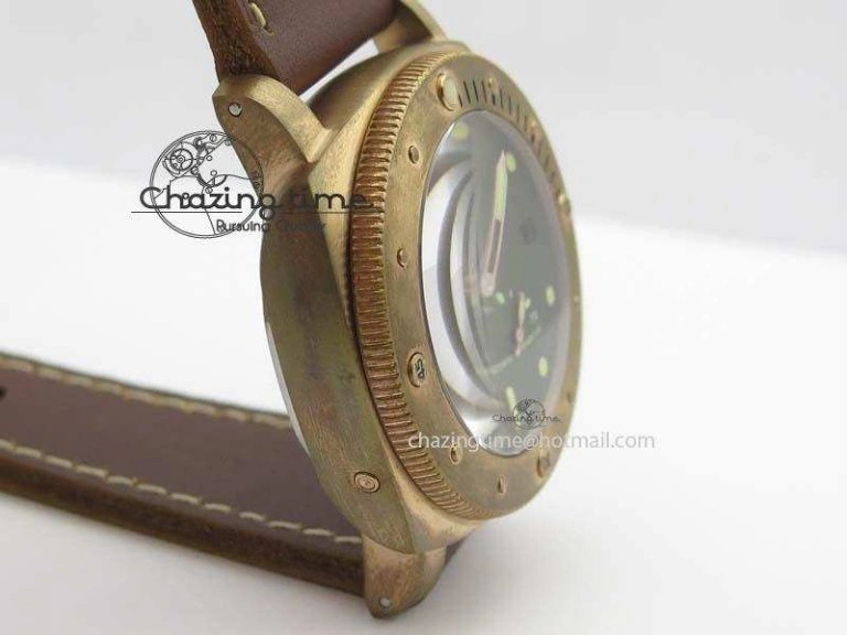 PAM507 P Bronzo V6F Best Edition On Brown Leather Strap A23J StreetReady 8493
