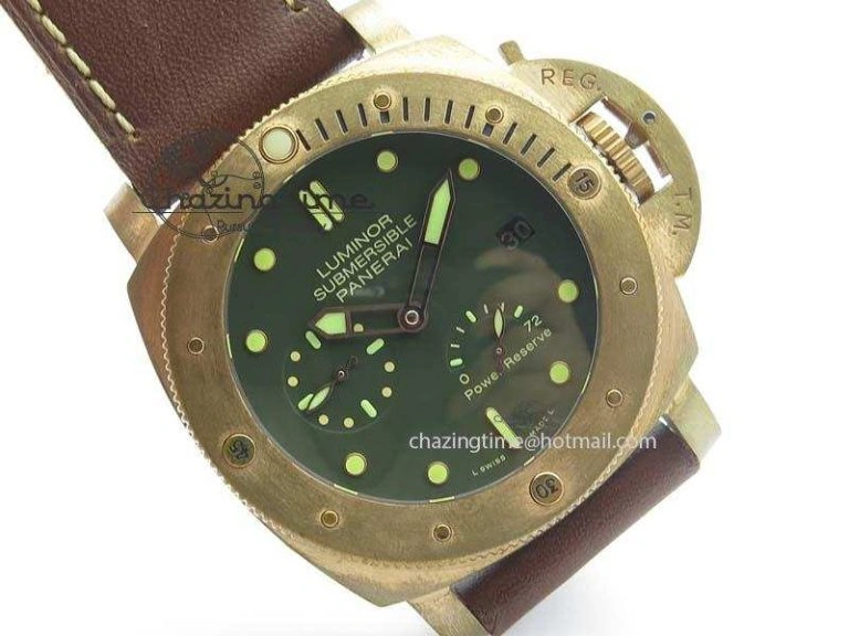 PAM507 P Bronzo V6F Best Edition On Brown Leather Strap A23J StreetReady 8493