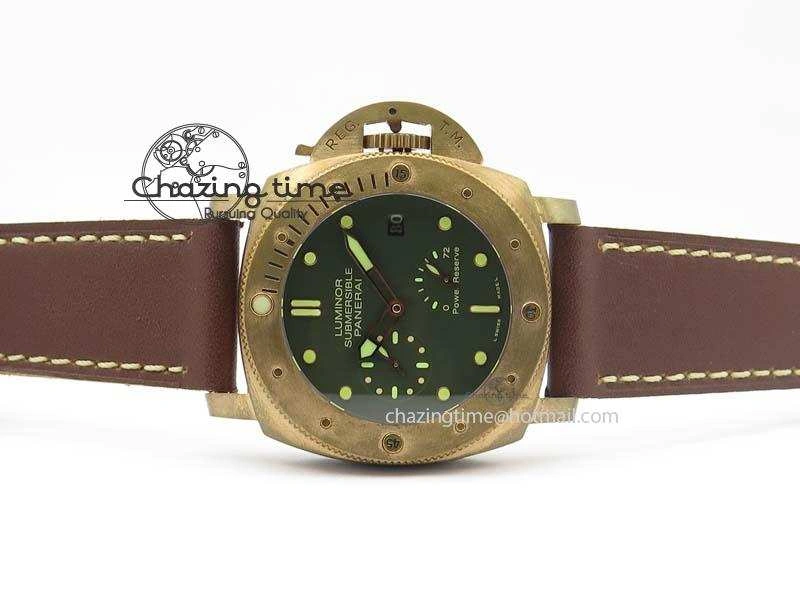 PAM507 P Bronzo V6F Best Edition On Brown Leather Strap A23J StreetReady 8493