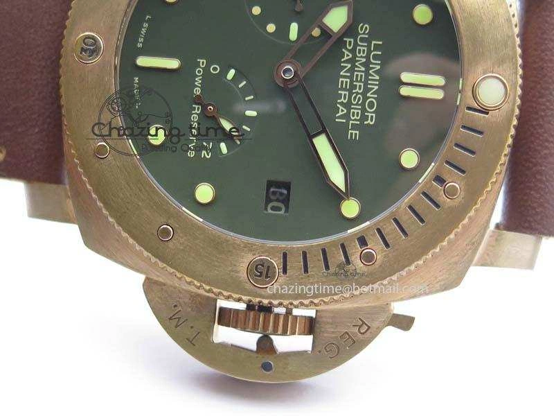 PAM507 P Bronzo V6F Best Edition On Brown Leather Strap A23J StreetReady 8493