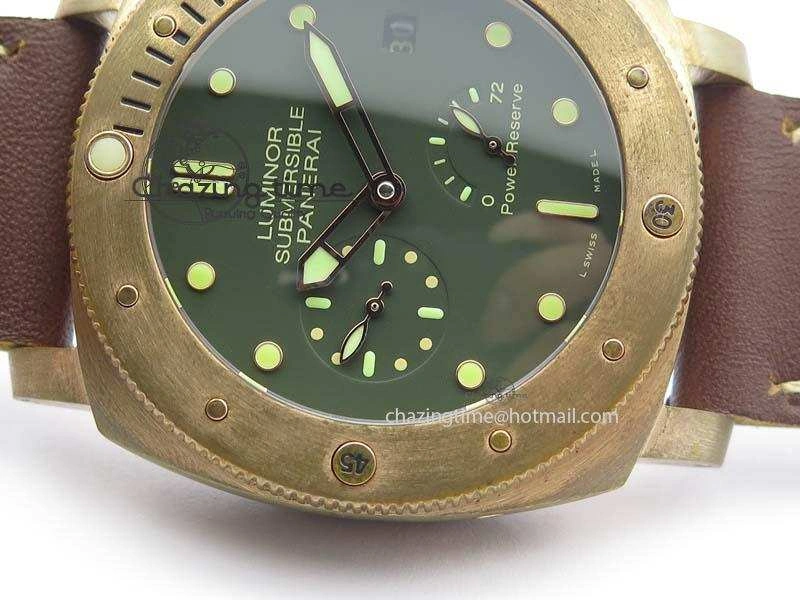 PAM507 P Bronzo V6F Best Edition On Brown Leather Strap A23J StreetReady 8493