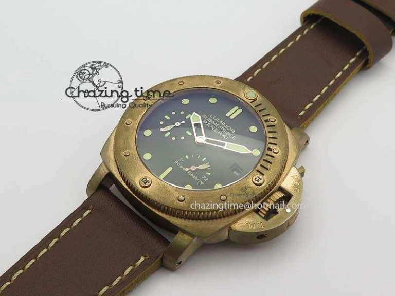 PAM507 P Bronzo V6F Best Edition On Brown Leather Strap A23J StreetReady 8493