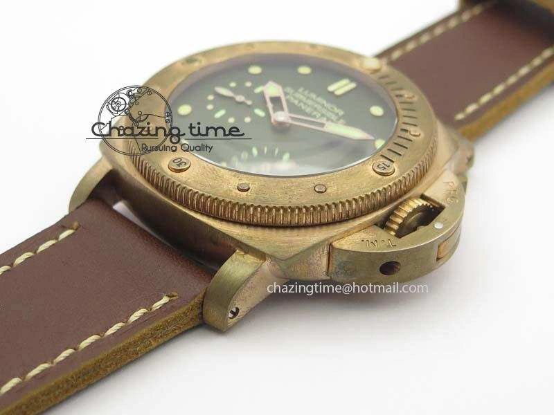 PAM507 P Bronzo V6F Best Edition On Brown Leather Strap A23J StreetReady 8493
