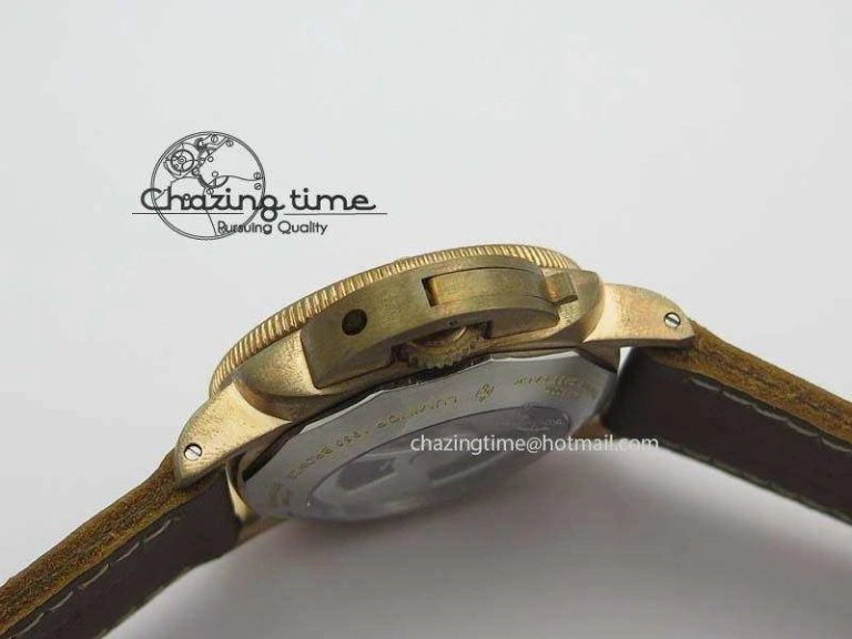 PAM507 P Bronzo V6F Best Edition On Brown Leather Strap A23J StreetReady 8493