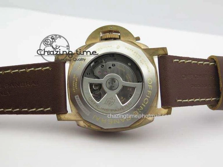PAM507 P Bronzo V6F Best Edition On Brown Leather Strap A23J StreetReady 8493