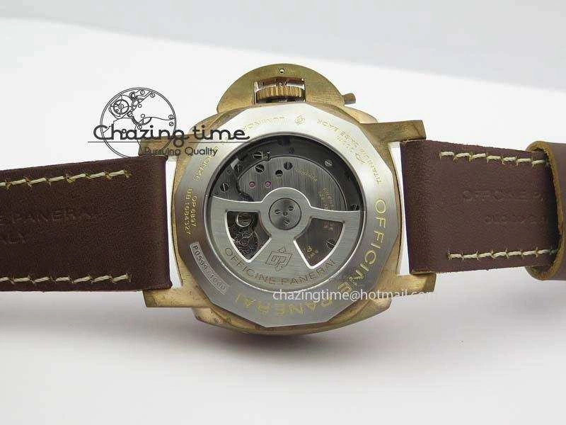 PAM507 P Bronzo V6F Best Edition On Brown Leather Strap A23J StreetReady 8493
