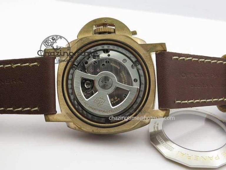 PAM507 P Bronzo V6F Best Edition On Brown Leather Strap A23J StreetReady 8493
