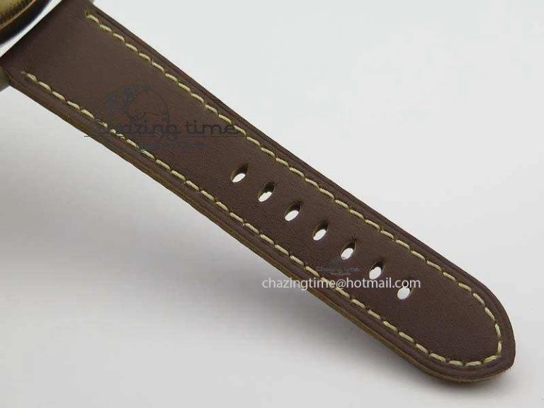 PAM507 P Bronzo V6F Best Edition On Brown Leather Strap A23J StreetReady 8493