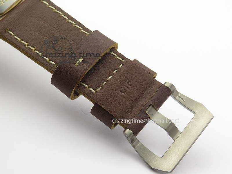 PAM507 P Bronzo V6F Best Edition On Brown Leather Strap A23J StreetReady 8493