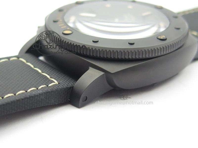 PAM508 P V6F 1:1 Best Edition Real Ceramic On Black Kevlar Diving Strap P Neat 8505