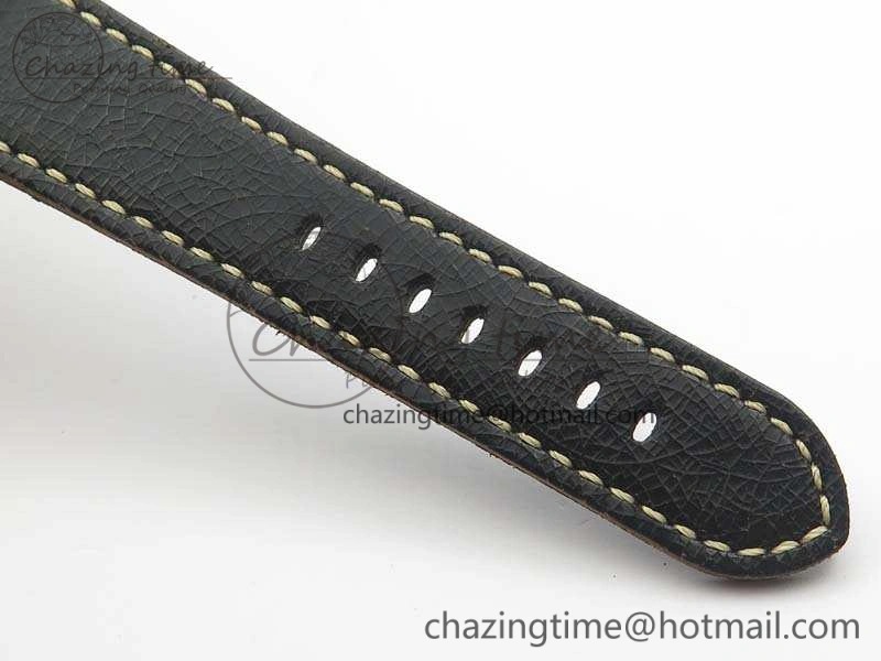 PAM508 P VSF 1:1 Best Edition Real Ceramic On Black Distressed Calfskin Strap P.9000 Super Clone Breathable 8436