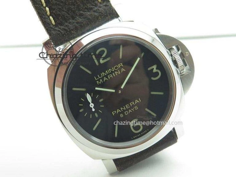 Thermal PAM510 P ZF 1:1 Best Edition On Brown Calfskin Strap P5000 Clone 8544
