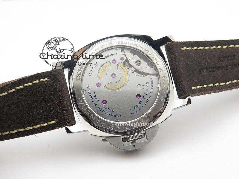Thermal PAM510 P ZF 1:1 Best Edition On Brown Calfskin Strap P5000 Clone 8544