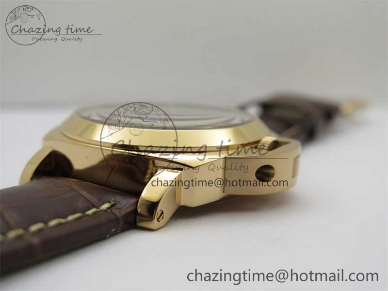 PAM511 RG HWF 1:1 Best Edition on Leather Strap A Sleek 8358
