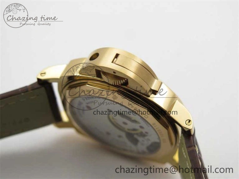 PAM511 RG HWF 1:1 Best Edition on Leather Strap A Sleek 8358