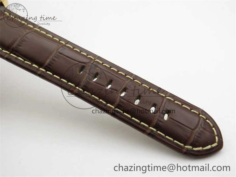 PAM511 RG HWF 1:1 Best Edition on Leather Strap A Sleek 8358