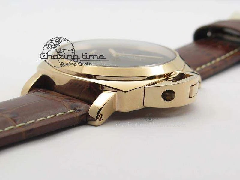 PAM511 RG ZF Best Edition On Brown Leather Strap P5000 Clone Fashionable 8509