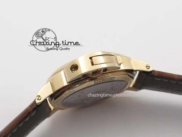 PAM511 RG ZF Best Edition On Brown Leather Strap P5000 Clone Fashionable 8509