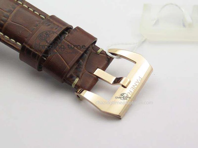 PAM511 RG ZF Best Edition On Brown Leather Strap P5000 Clone Fashionable 8509
