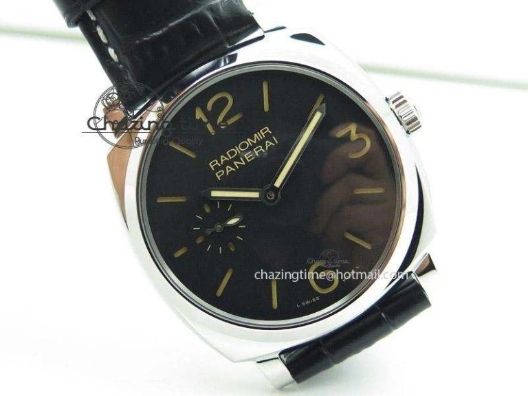 PAM512 P V6F 1:1 Best Edition on Black Leather Strap P. Fashionable 8596