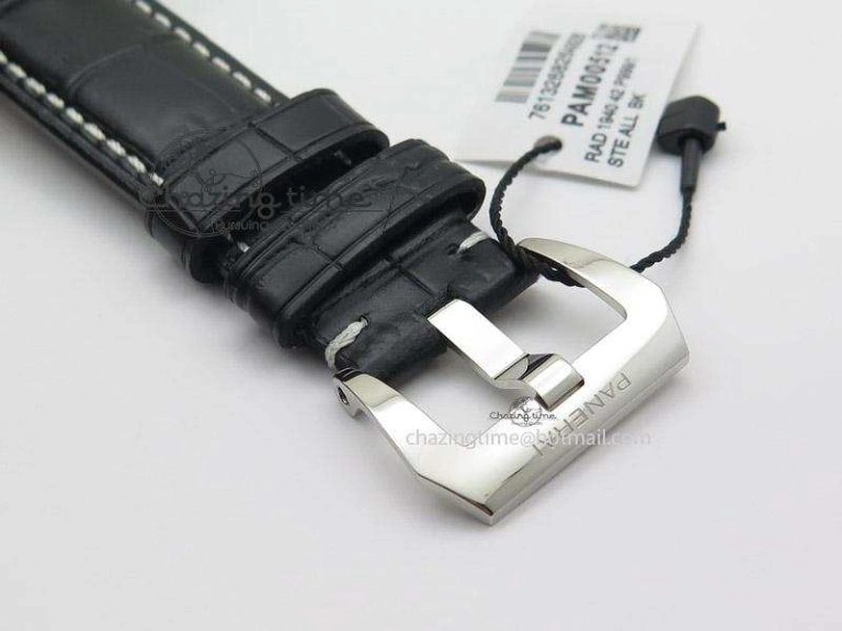 PAM512 P V6F 1:1 Best Edition on Black Leather Strap P. Fashionable 8596