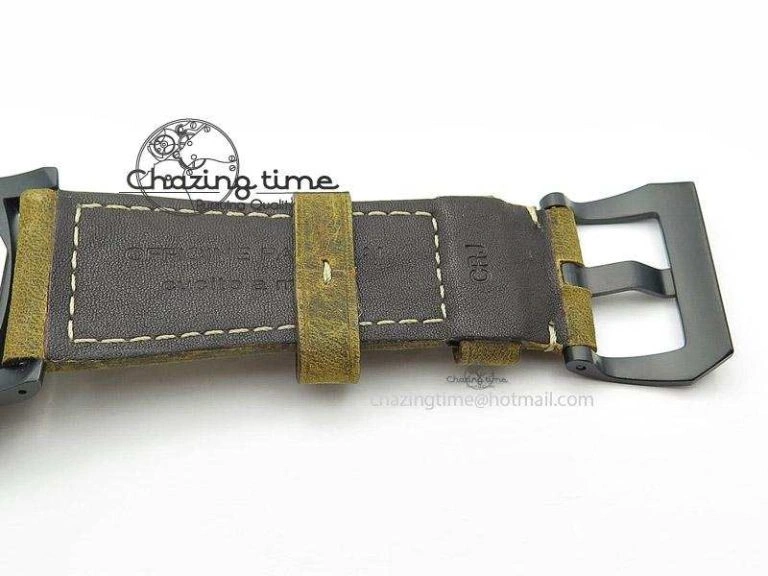 PAM532 P Radiomir 1940 3 DAYS V6F PANERISTI FOREVER Black Dial on Brown Asso Strap P EyeCatching 8607