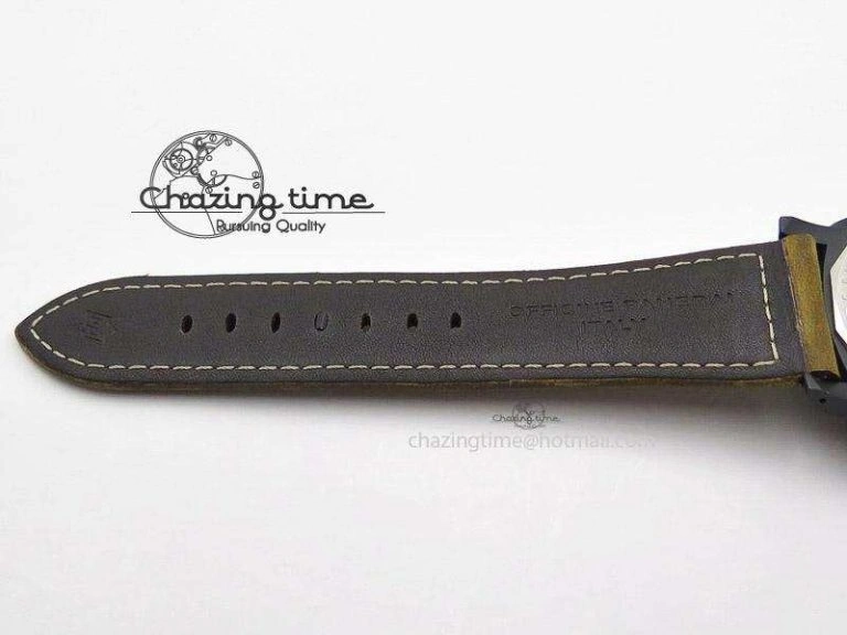 PAM532 P Radiomir 1940 3 DAYS V6F PANERISTI FOREVER Black Dial on Brown Asso Strap P EyeCatching 8607