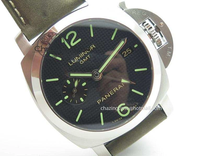 Upgraded PAM535 Q ZF Best Edition Paris Hobnails Dial On Asso Strap P 8532