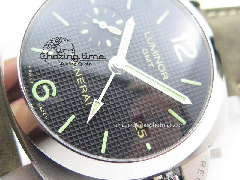 Upgraded PAM535 Q ZF Best Edition Paris Hobnails Dial On Asso Strap P 8532