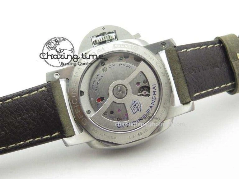 Upgraded PAM535 Q ZF Best Edition Paris Hobnails Dial On Asso Strap P 8532