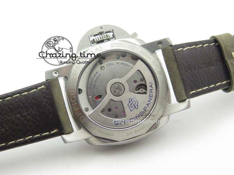 Upgraded PAM535 Q ZF Best Edition Paris Hobnails Dial On Asso Strap P 8532