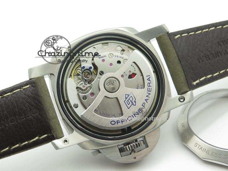 Upgraded PAM535 Q ZF Best Edition Paris Hobnails Dial On Asso Strap P 8532