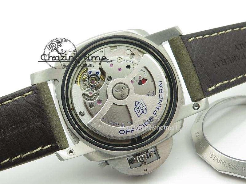 Upgraded PAM535 Q ZF Best Edition Paris Hobnails Dial On Asso Strap P 8532