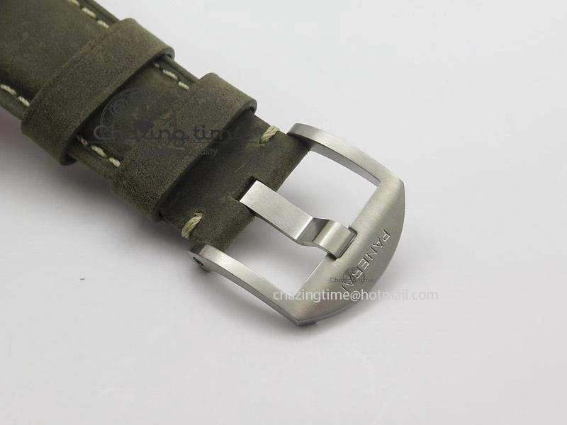 Upgraded PAM535 Q ZF Best Edition Paris Hobnails Dial On Asso Strap P 8532