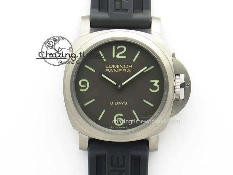 EasyCare PAM562 Q Titanium ZF 1:1 Best Edition On Black Rubber Strap P5000 Clone 8481