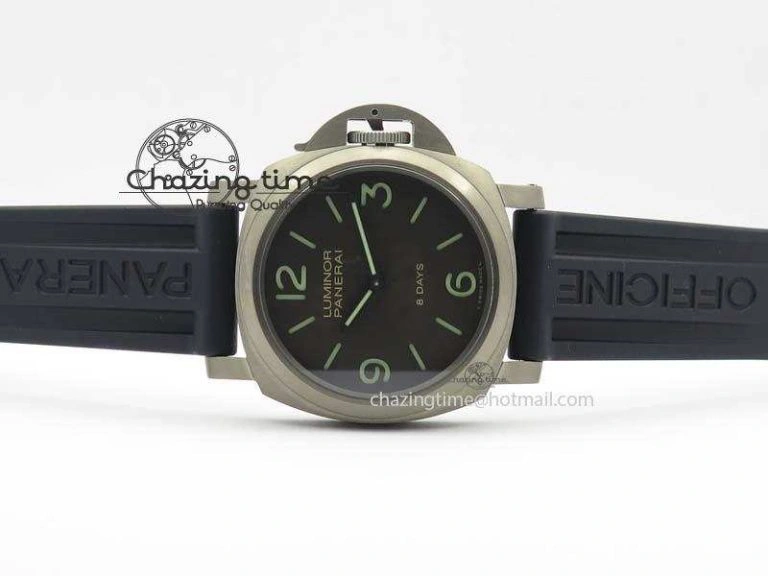EasyCare PAM562 Q Titanium ZF 1:1 Best Edition On Black Rubber Strap P5000 Clone 8481