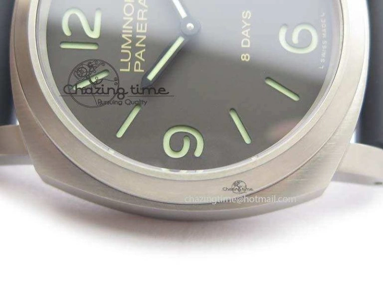 EasyCare PAM562 Q Titanium ZF 1:1 Best Edition On Black Rubber Strap P5000 Clone 8481