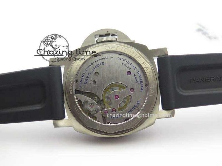 EasyCare PAM562 Q Titanium ZF 1:1 Best Edition On Black Rubber Strap P5000 Clone 8481